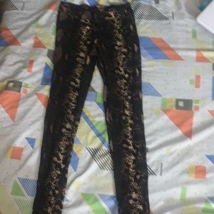 Size small to medium express brown Leggins